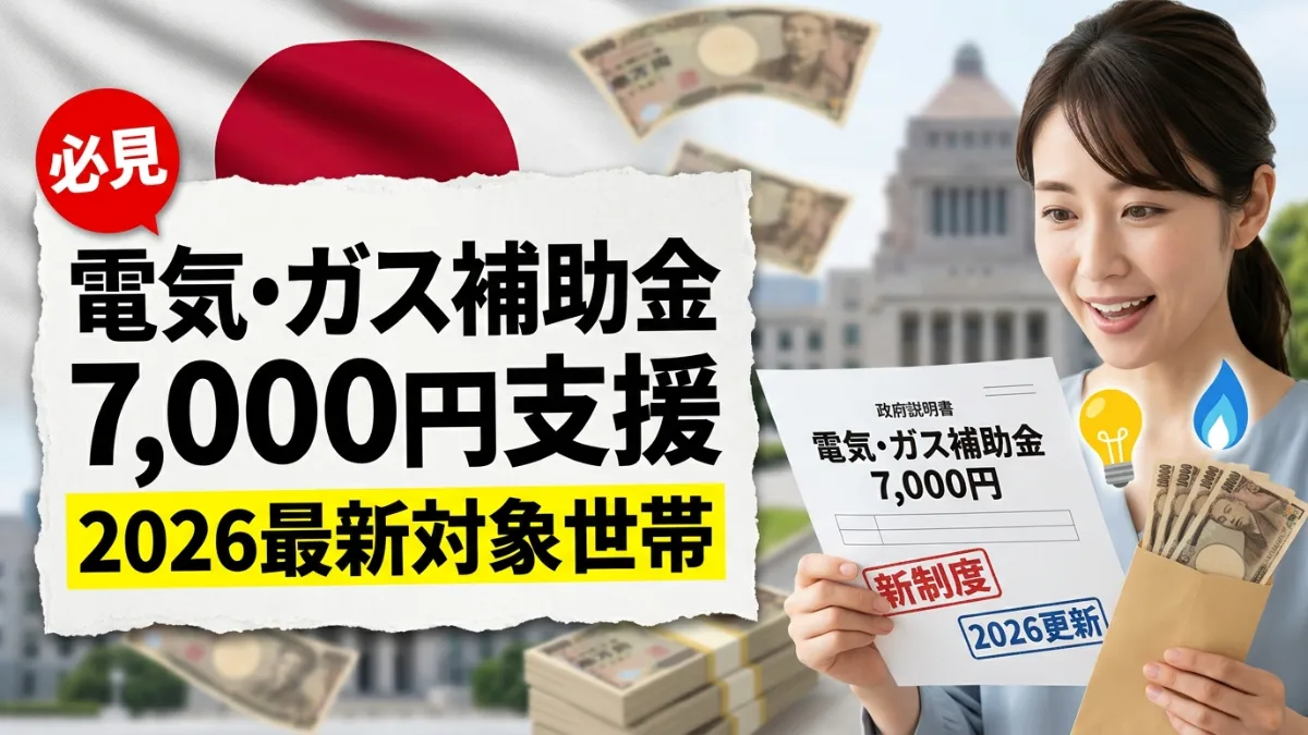 電気・ガス補助金更新2026