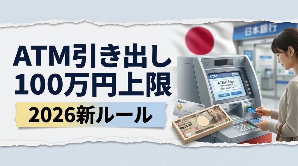 日本ATM引き出し限度額2026