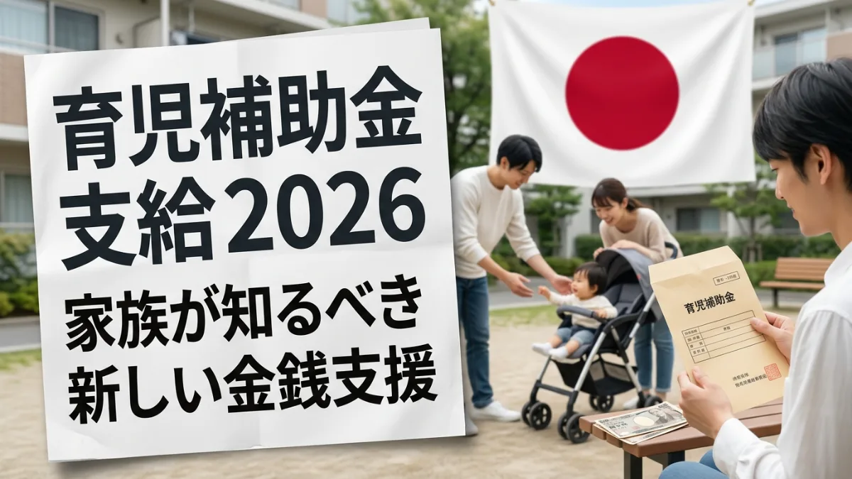 日本育児補助金支給2026